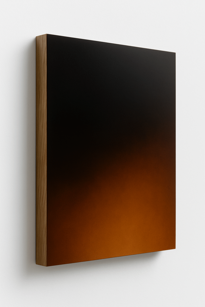 Illustration av Hidden Frame med dold ram bakom bildytan