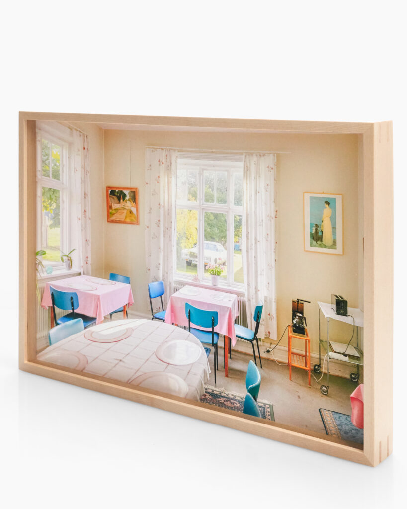 Showcase Frame för fotografi i sned vy